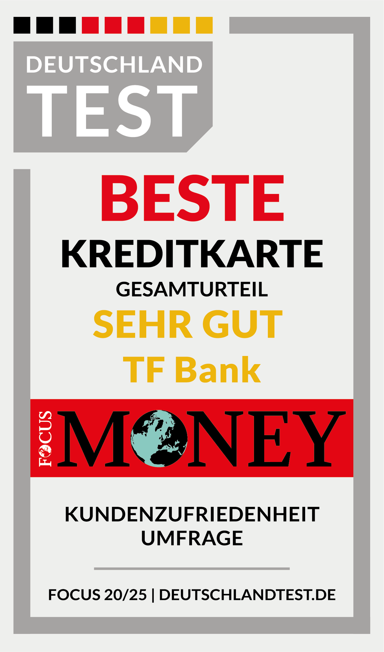 TF Mastercard Gold award