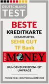TF Mastercard Gold award